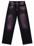 Super Baggy Brillantinato Viola