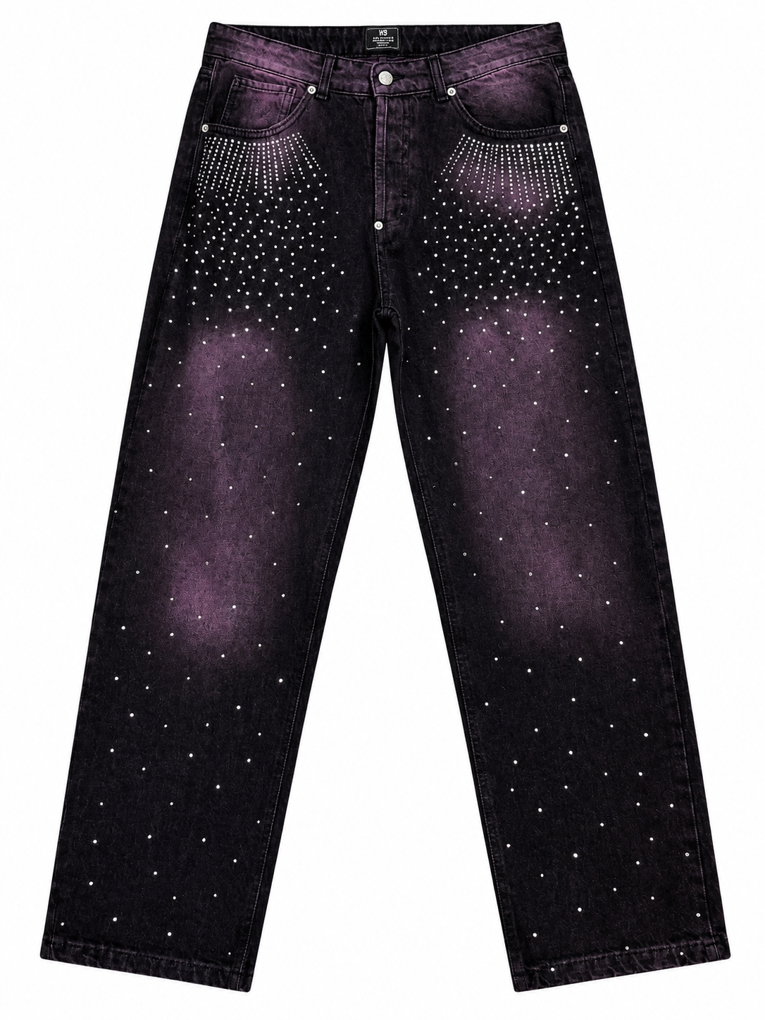 Super Baggy Brillantinato Viola