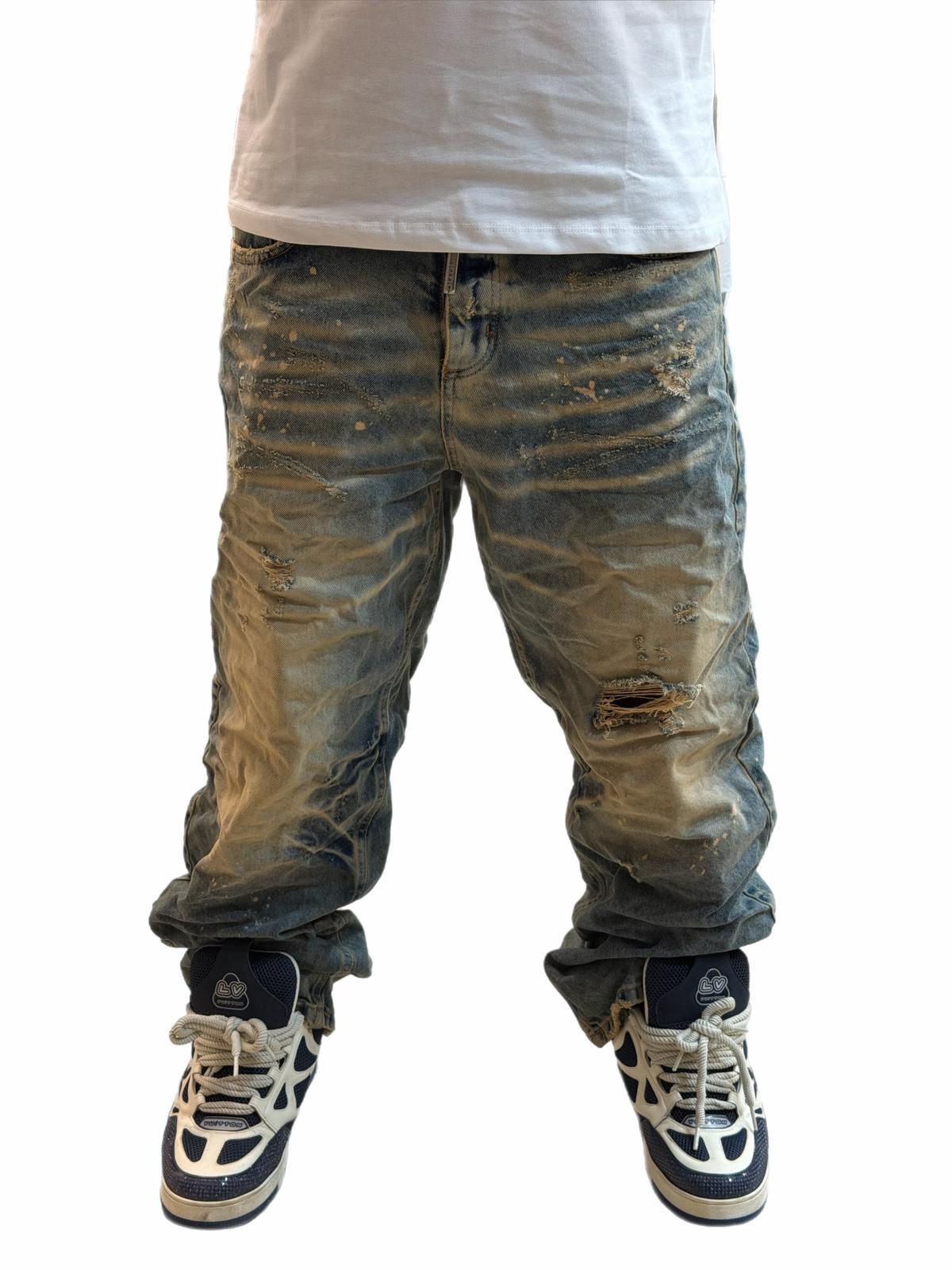 SUPER BAGGY URBAN DUST BLUE