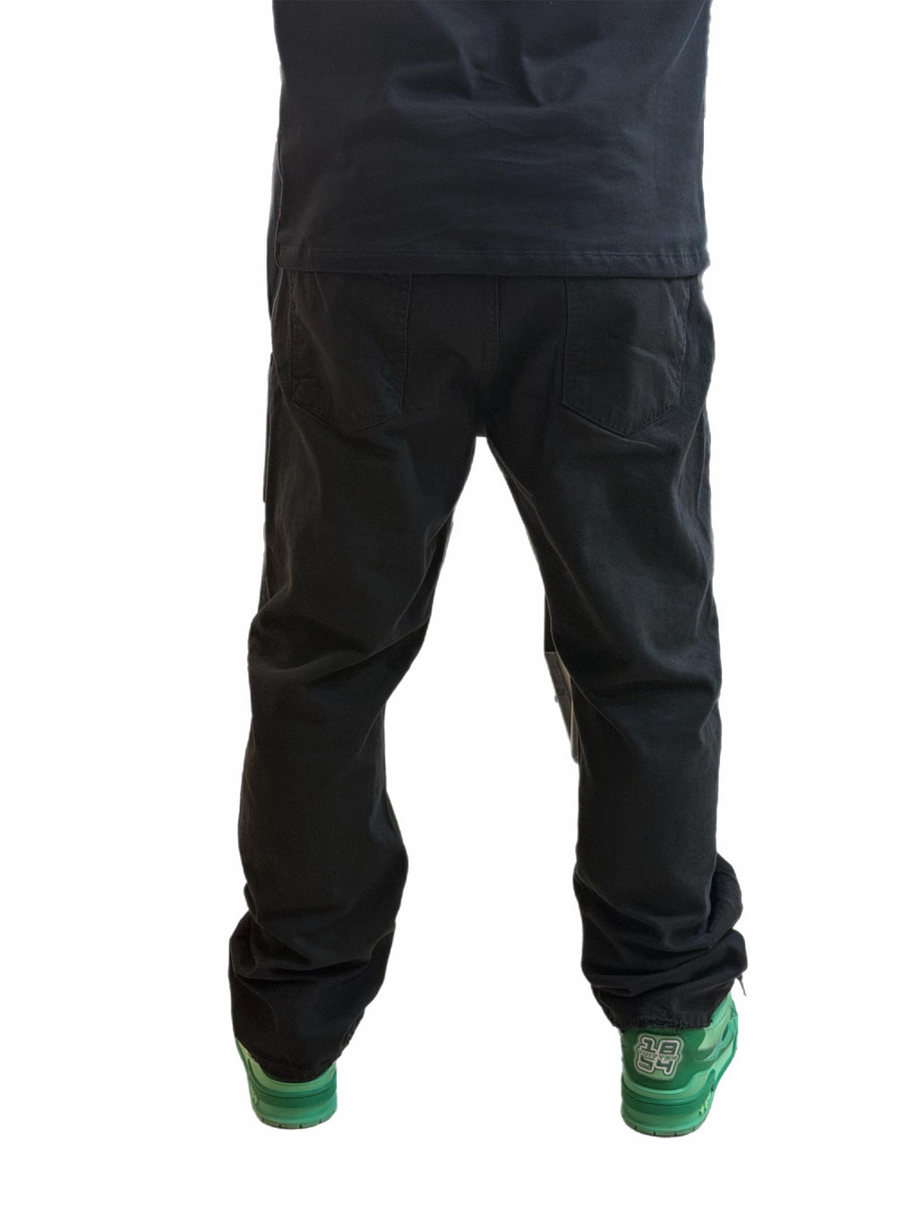 STRAIGHT FIT COTTON BLACK