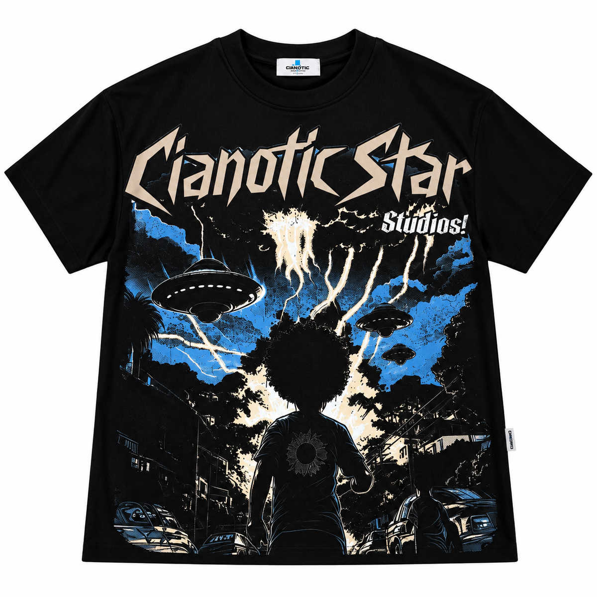 T-shirt Cianotic Alien Mod Sage