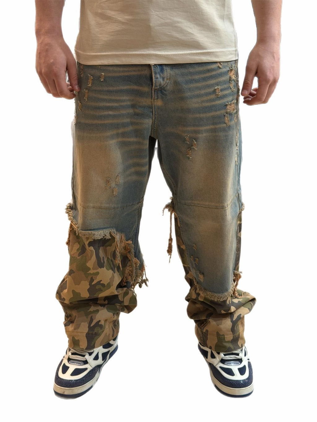 SUPER BAGGY ARMY BLUE