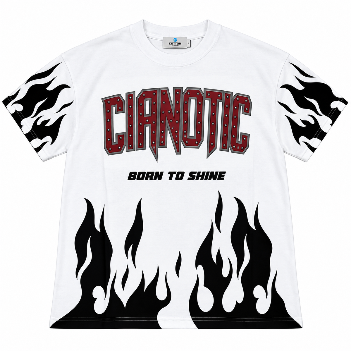 T-Shirt Cianotic Fire Mod Sage