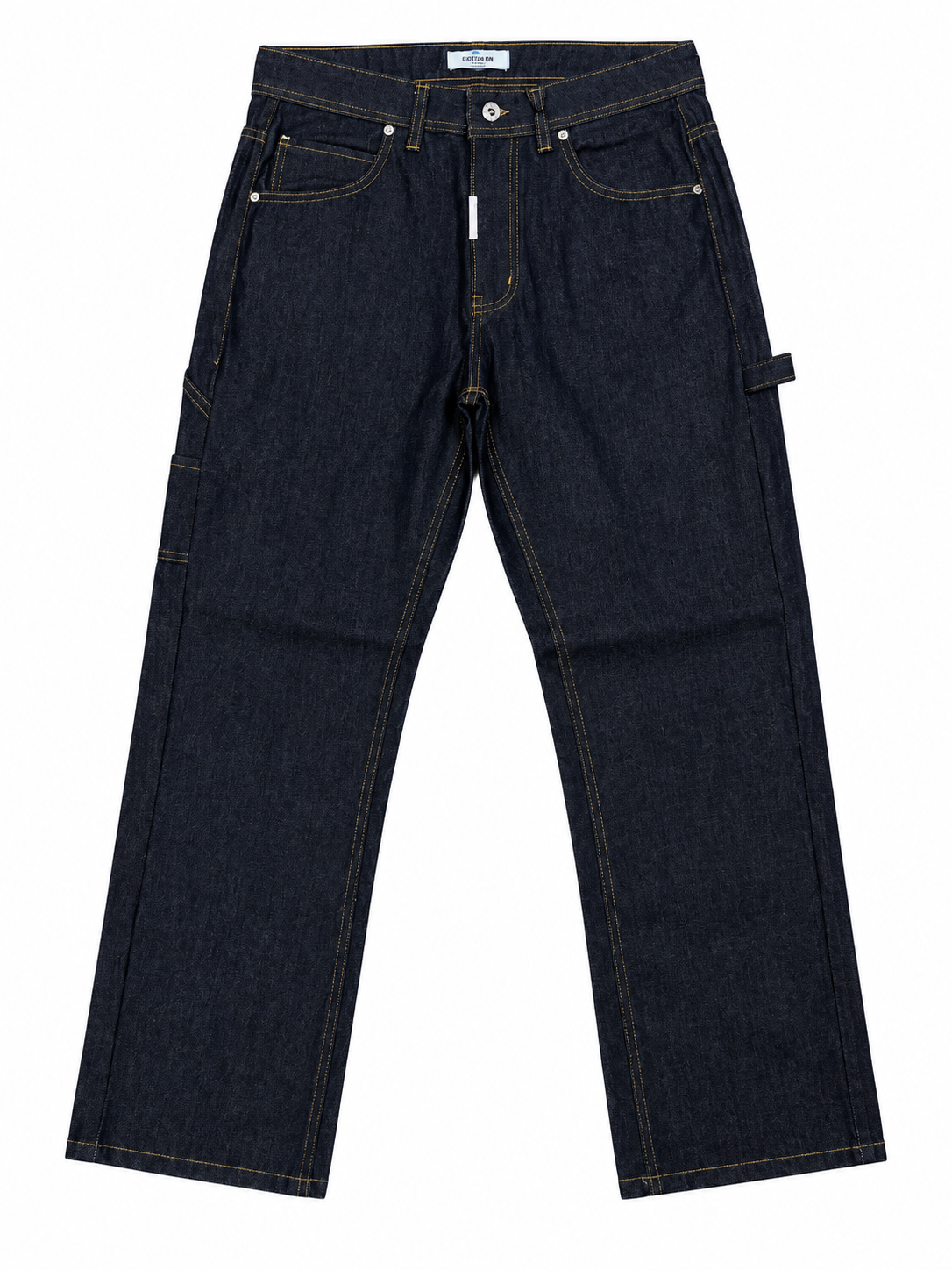 Straight Fit Carpenter Denim Blu