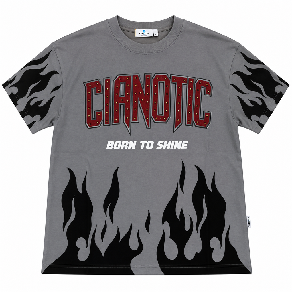T-Shirt Cianotic Fire Mod Sage