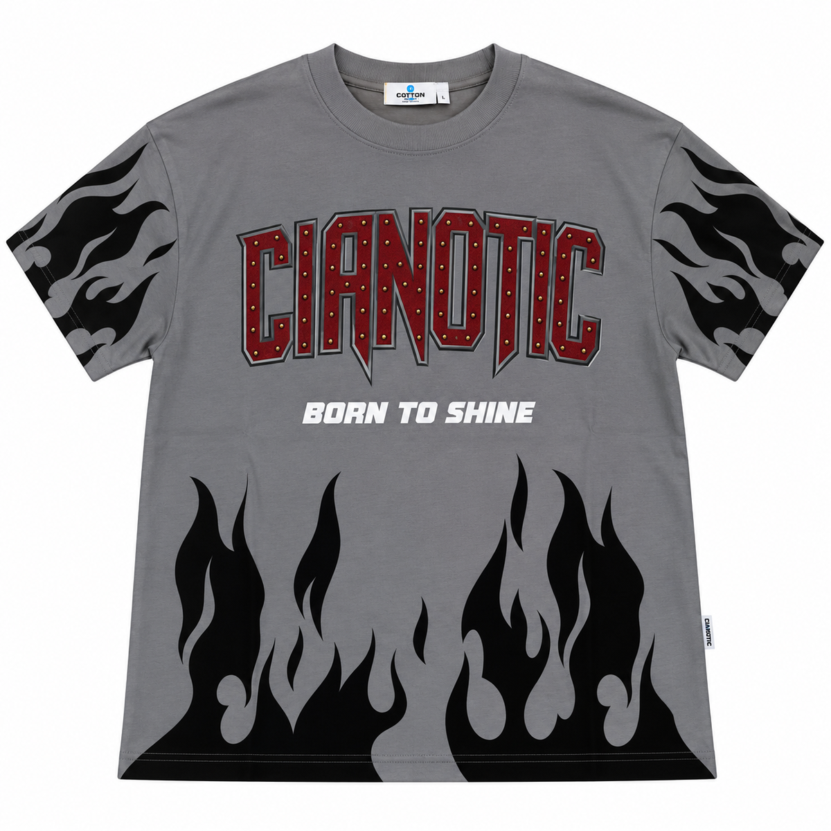 T-Shirt Cianotic Fire Mod Sage