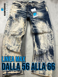 Baggy Stark Sabbiato Blu Max