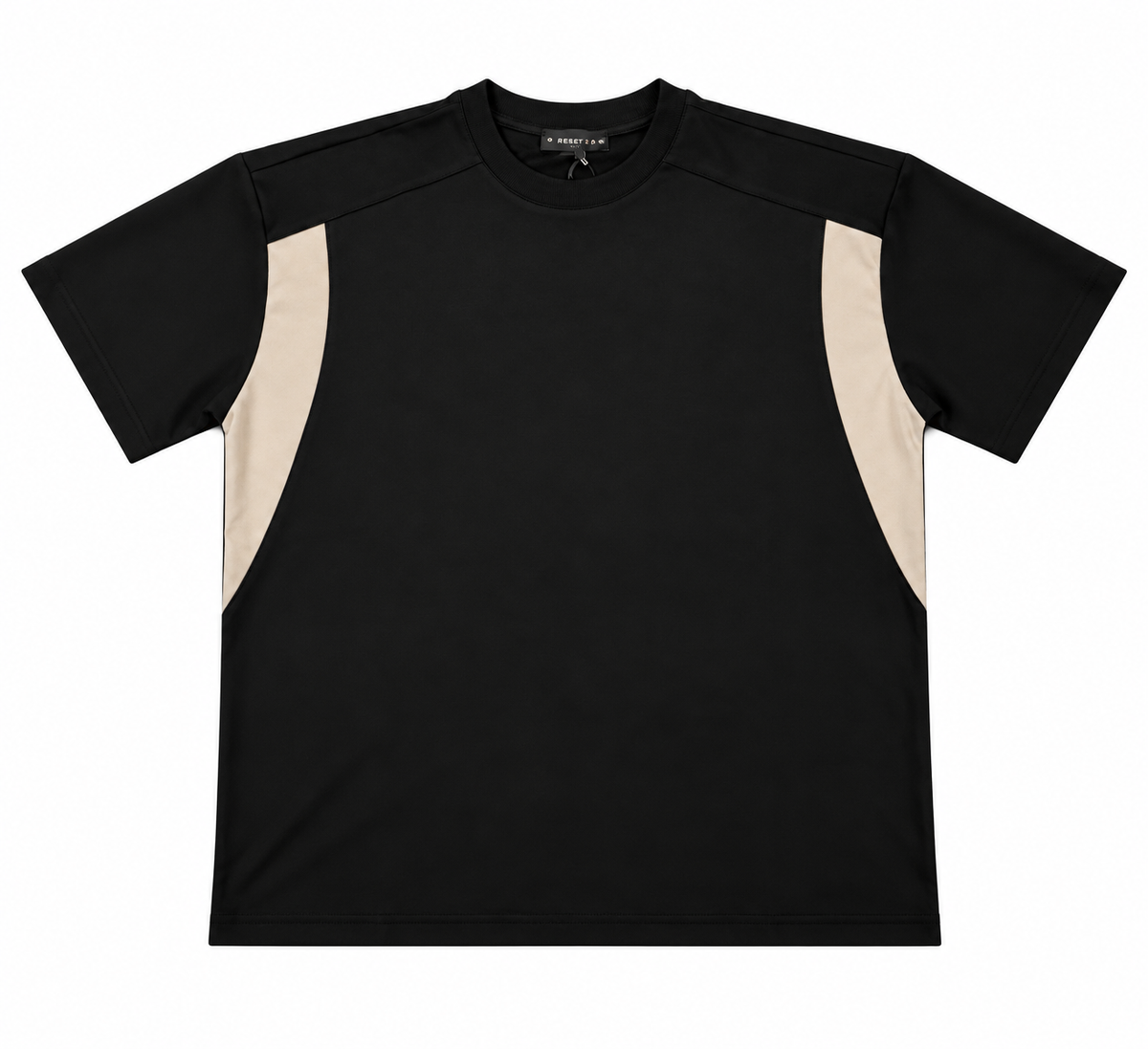 T-Shirt #Reset2.0 Nero/Beige MAX