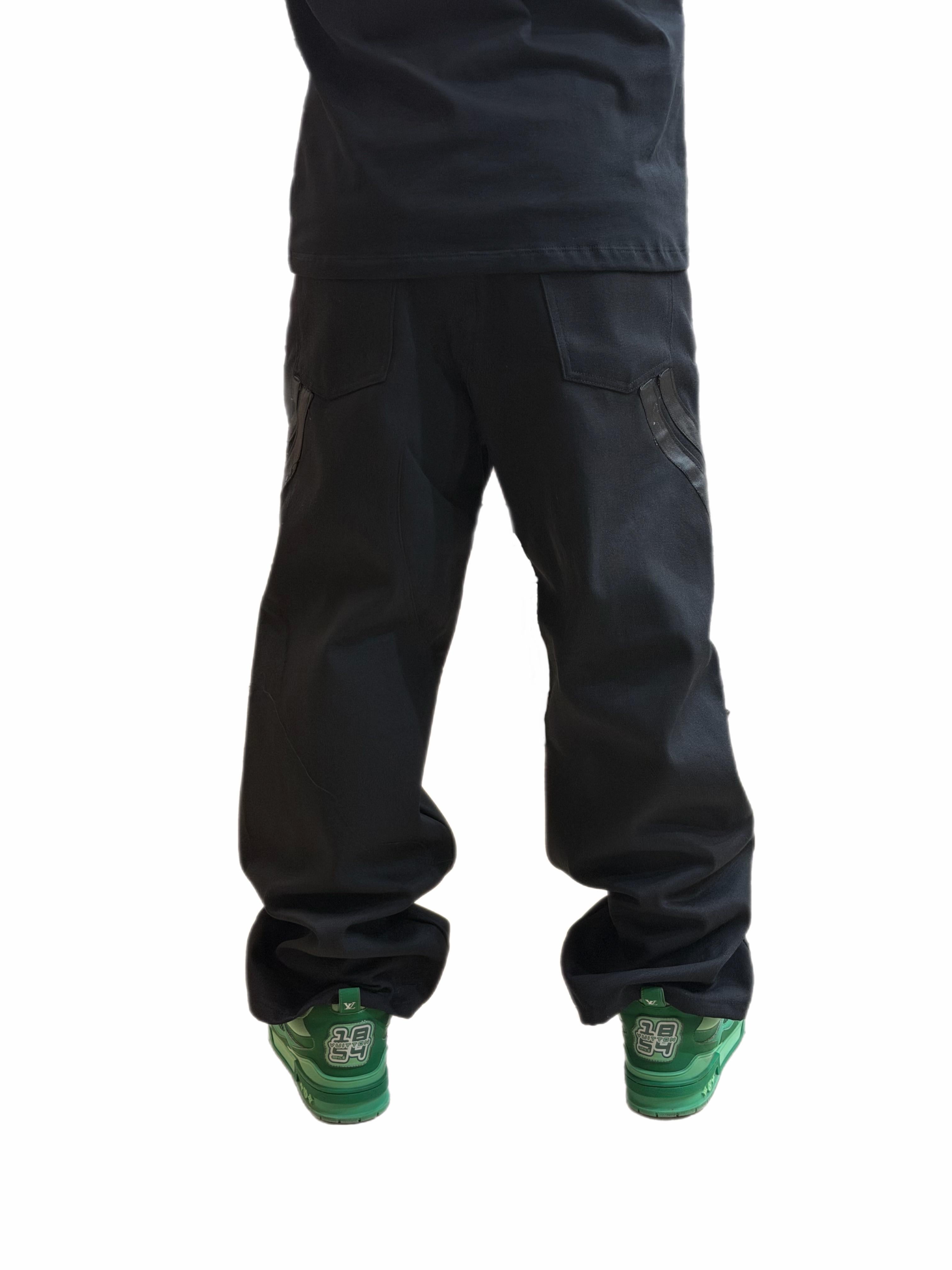 SUPER BAGGY DOUBLE STRIPES
