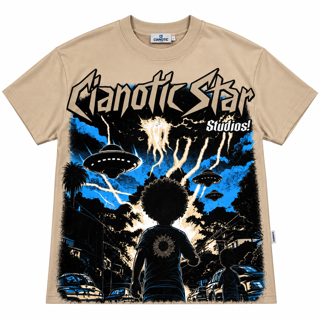 T-shirt Cianotic Alien Mod Sage