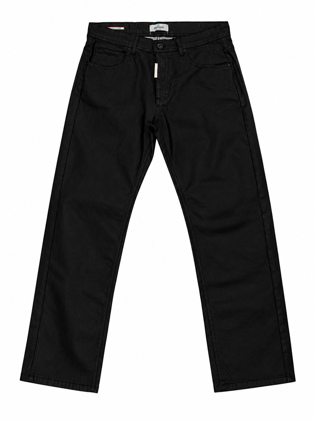 Straight Fit Spalmato Black
