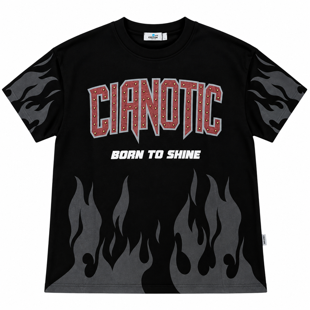 T-Shirt Cianotic Fire Mod Sage