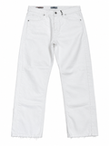 Straight Fit Cotton White