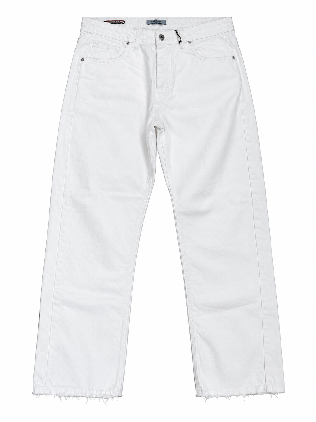 Straight Fit Cotton White