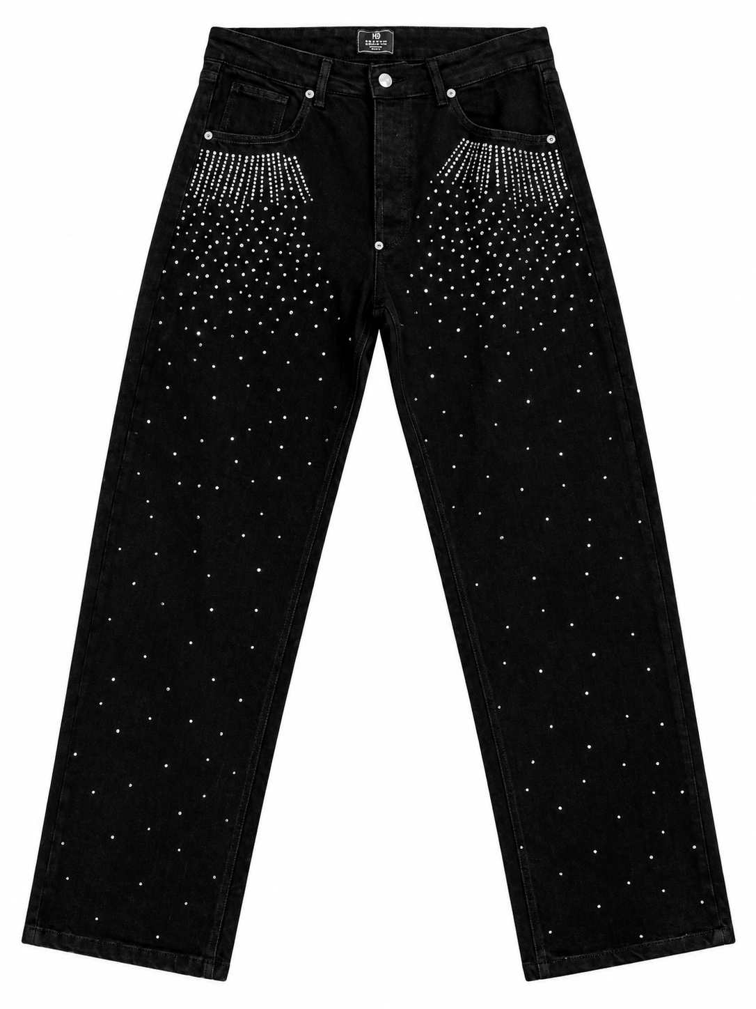 Super Baggy Brillantinato Nero