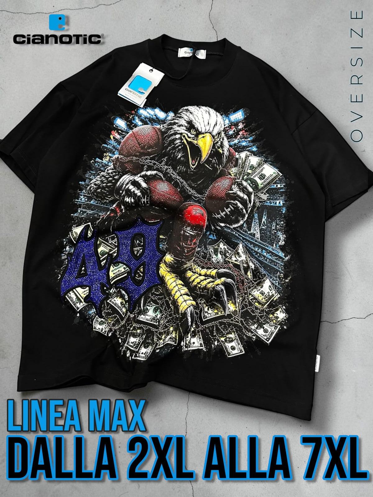 T-Shirt Cianotic 49 MAX NERA