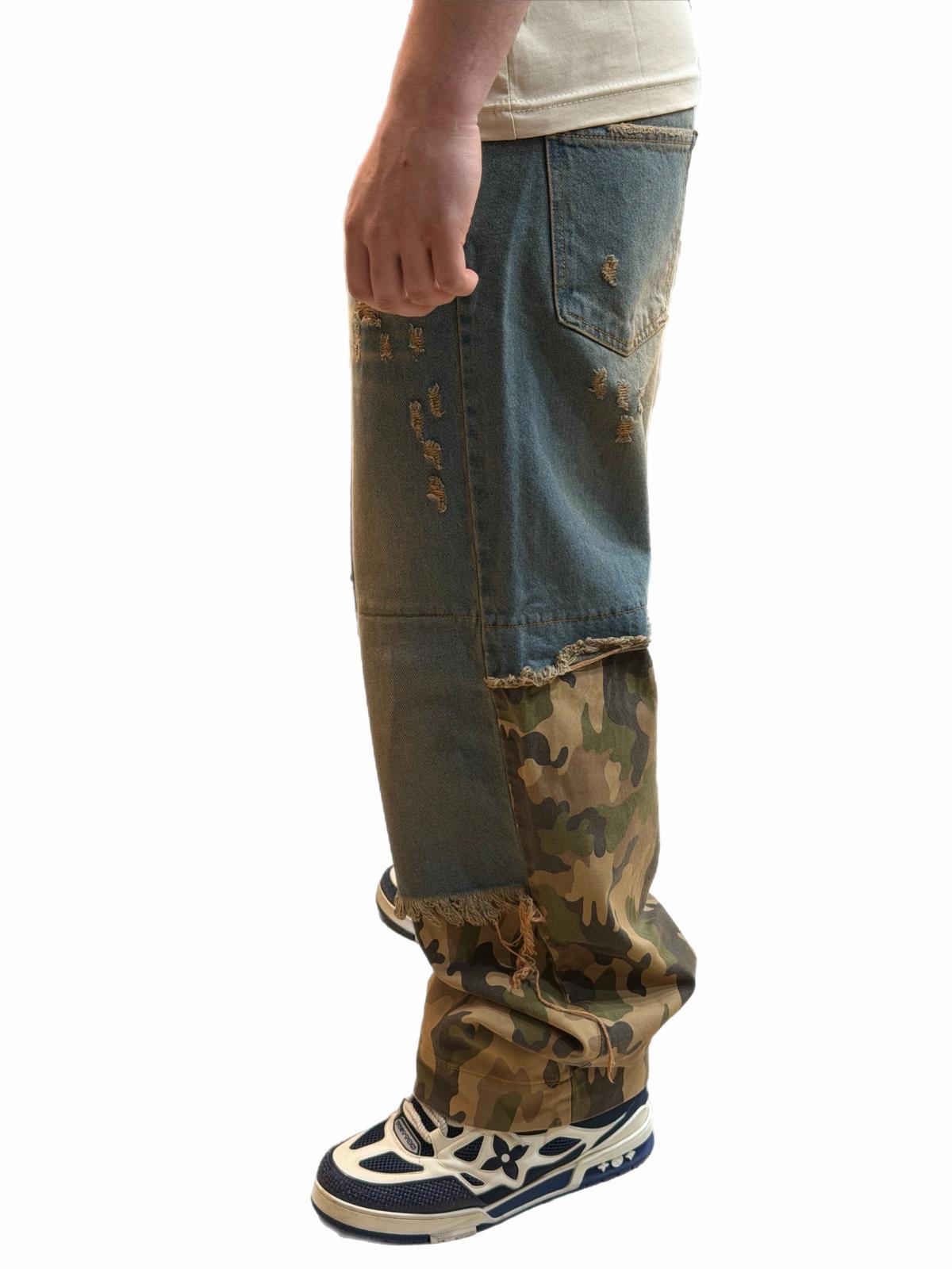 SUPER BAGGY ARMY BLUE