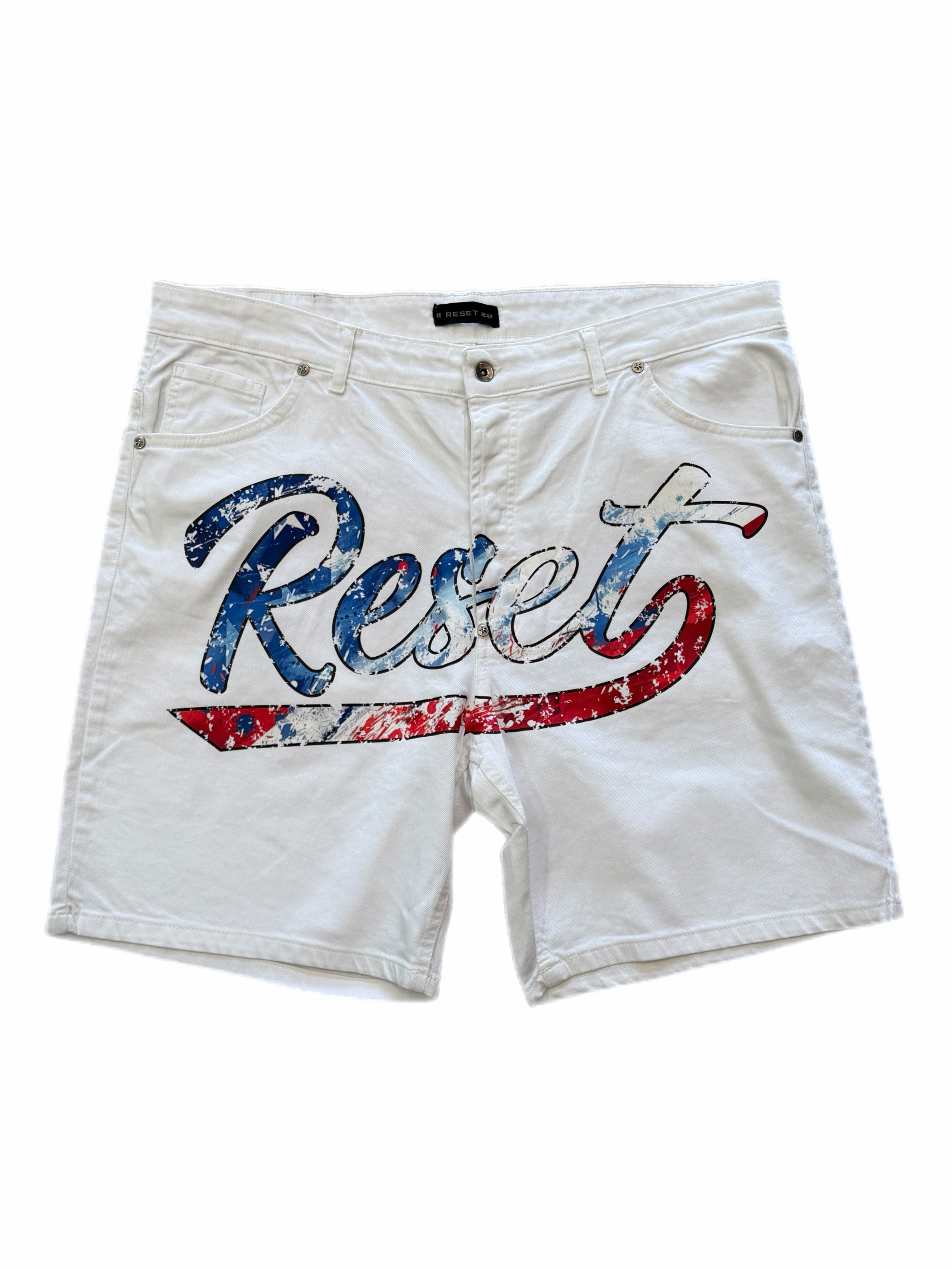 SHORTS RESET WHITE ◻️